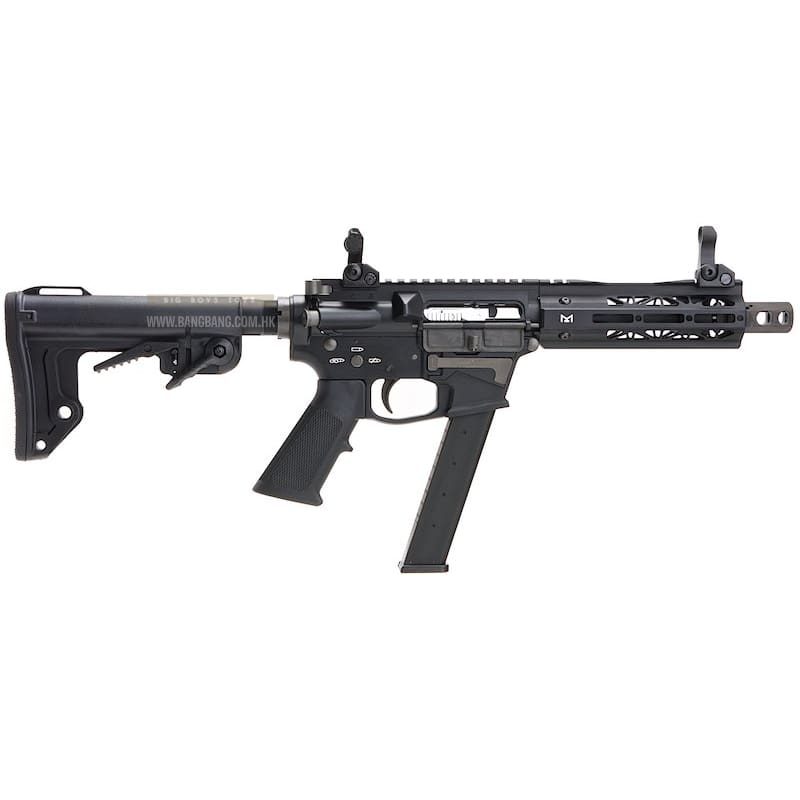 King Arms TWS 9mm SBR GBBR - Black - Bang Bang Airsoft