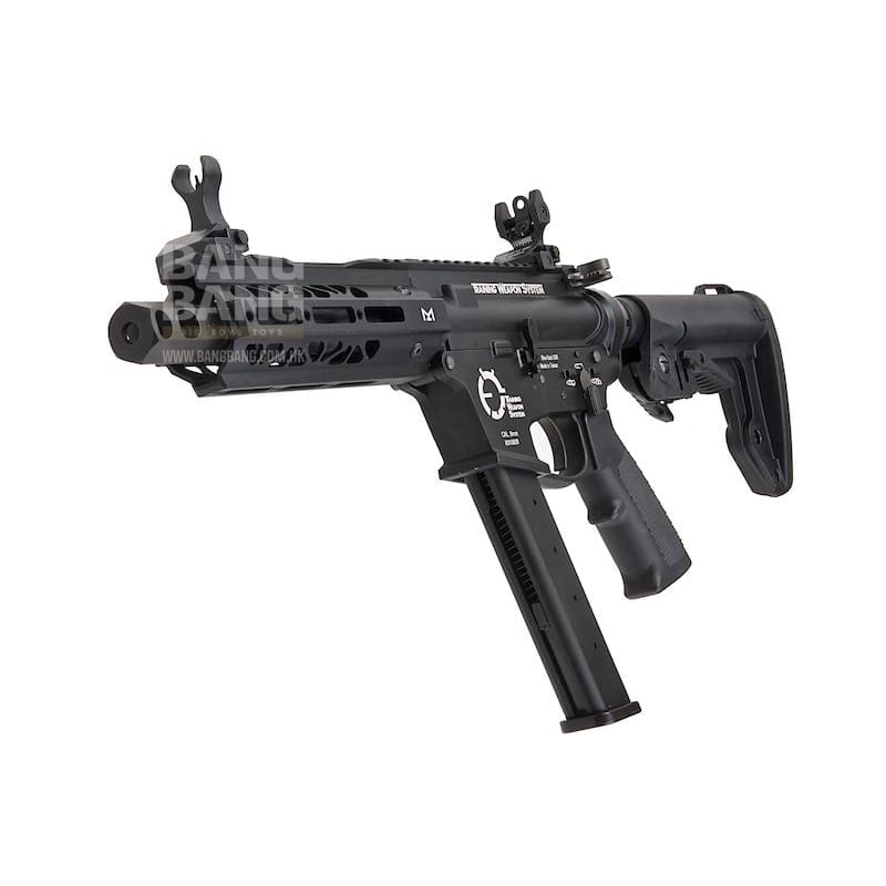King Arms TWS 9mm SBR GBBR - Black - Bang Bang Airsoft