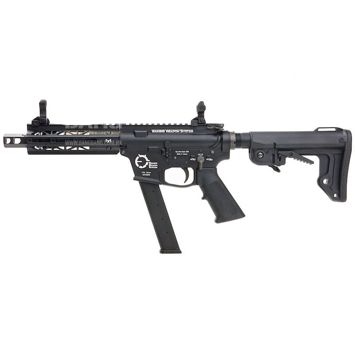 King Arms TWS 9mm SBR GBBR - Black - Bang Bang Airsoft