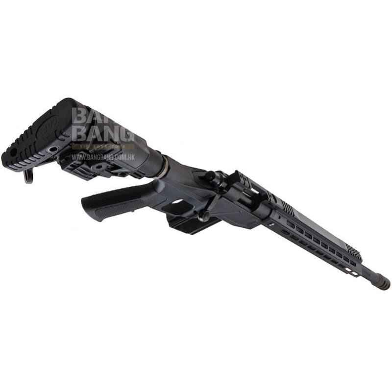 King Arms TWS M - LOK CNC Gas Sniper Rifle - Black - Bang Bang Airsoft