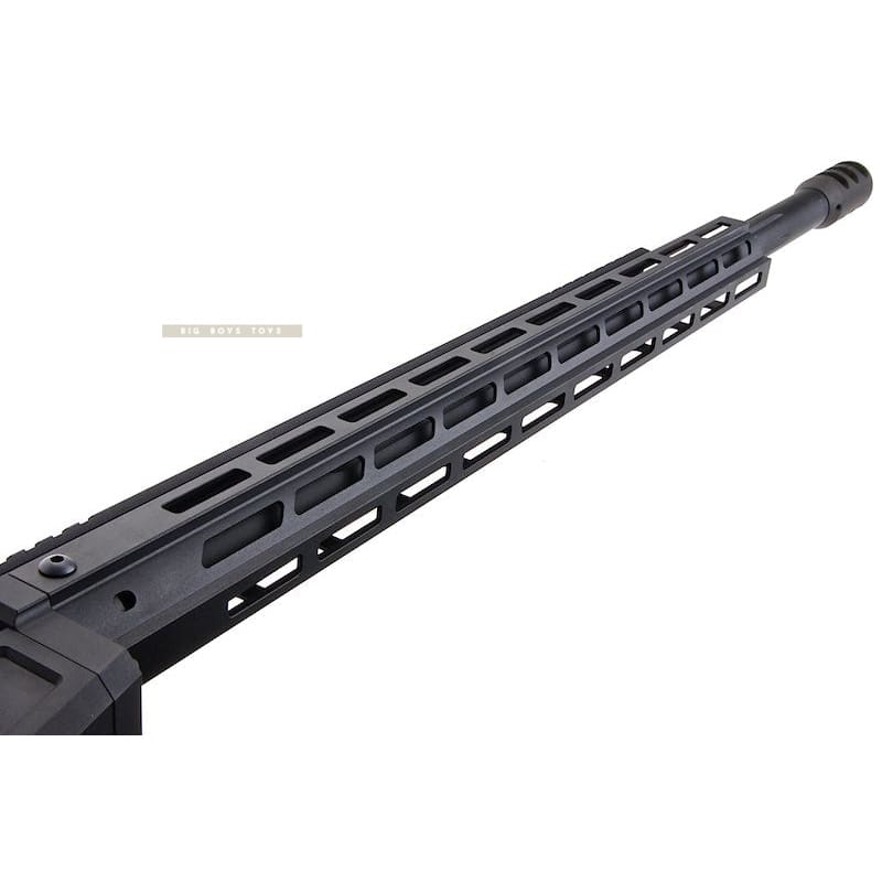 King Arms TWS M - LOK CNC Gas Sniper Rifle - Black - Bang Bang Airsoft