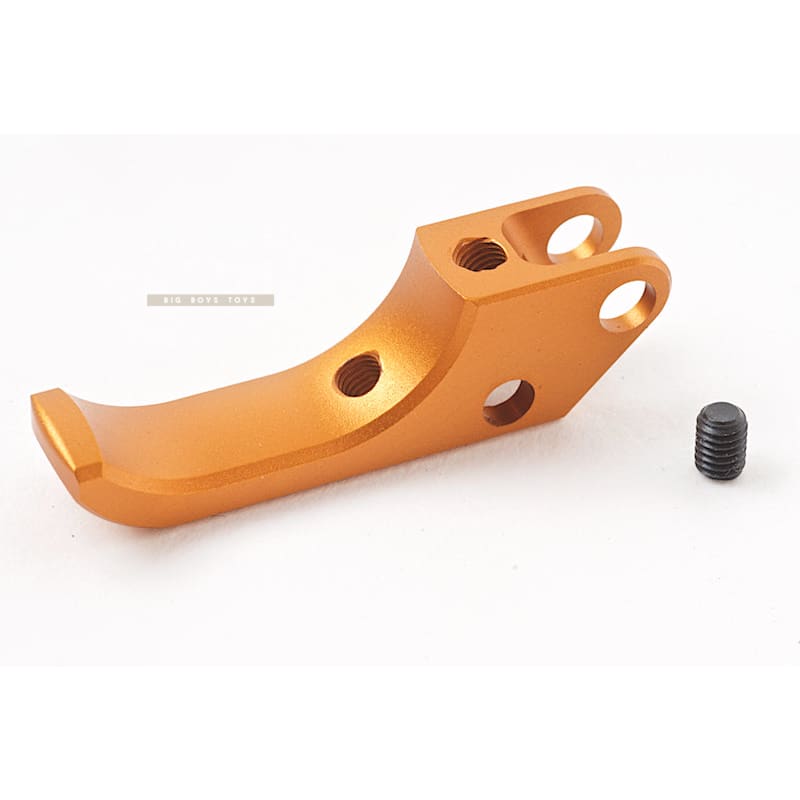 KJ Works ALU SAO Trigger for CZ SP - 01 Shadow - Orange - Bang Bang Airsoft