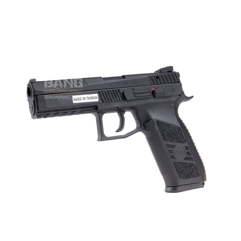 KJ Works CZ P - 09 Duty (ASG Licensed) - Green Gas Version - Bang Bang Airsoft