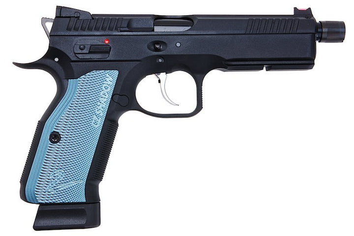 KJ Works CZ Shadow 2 GBB Airsoft Pistol - Threaded Barrel Version (ASG Licensed) - Bang Bang Airsoft
