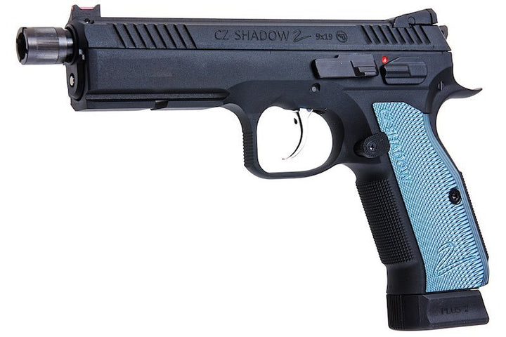 KJ Works CZ Shadow 2 GBB Airsoft Pistol - Threaded Barrel Version (ASG Licensed) - Bang Bang Airsoft