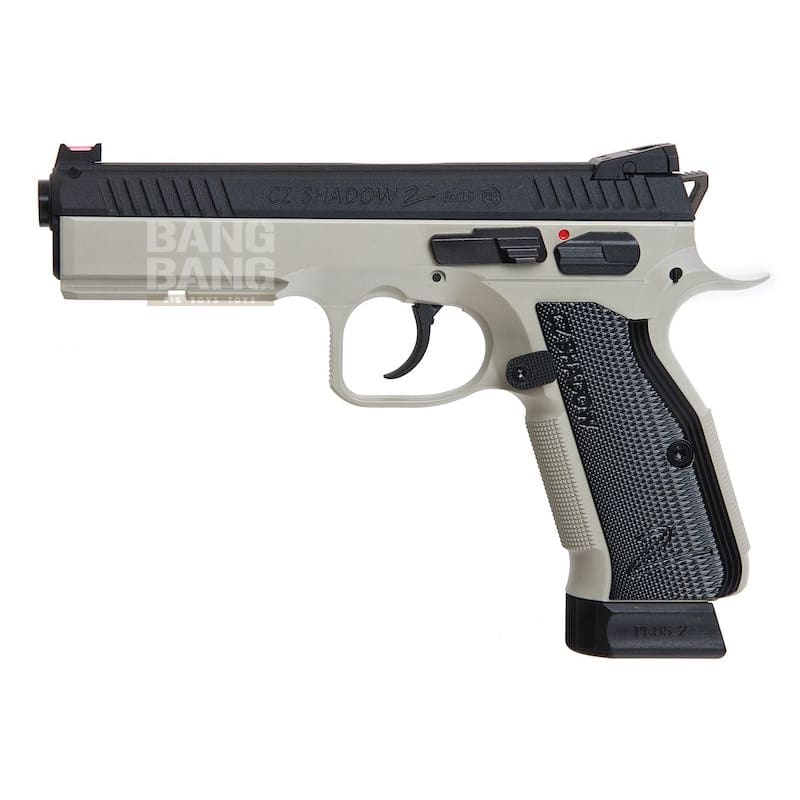 KJ Works CZ Shadow 2 GBB Airsoft Pistol - Urban Grey Frame (ASG Licensed) - Bang Bang Airsoft