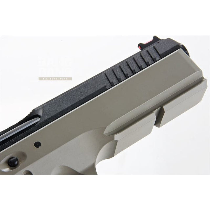 KJ Works CZ Shadow 2 GBB Airsoft Pistol - Urban Grey Frame (ASG Licensed) - Bang Bang Airsoft