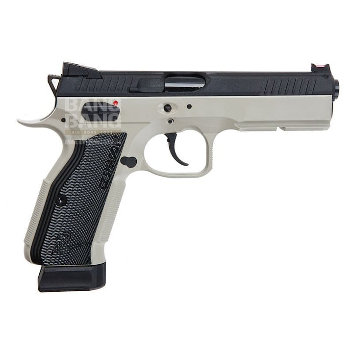 KJ Works CZ Shadow 2 GBB Airsoft Pistol - Urban Grey Frame (ASG Licensed) - Bang Bang Airsoft