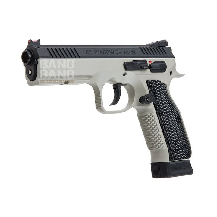 KJ Works CZ Shadow 2 GBB Airsoft Pistol - Urban Grey Frame (ASG Licensed) - Bang Bang Airsoft