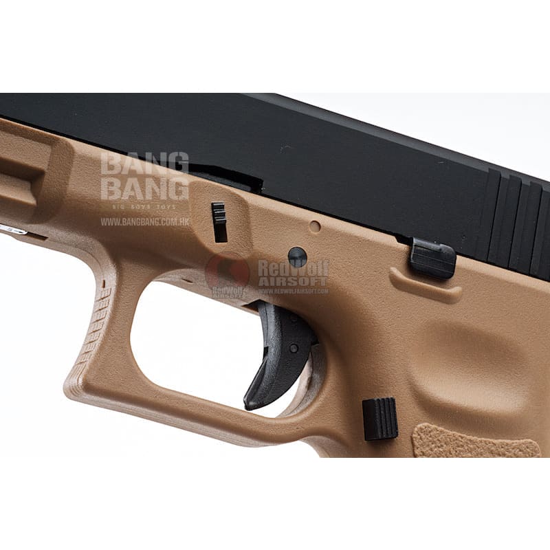 KJ Works KP - 17 Gas Version - TAN - Bang Bang Airsoft