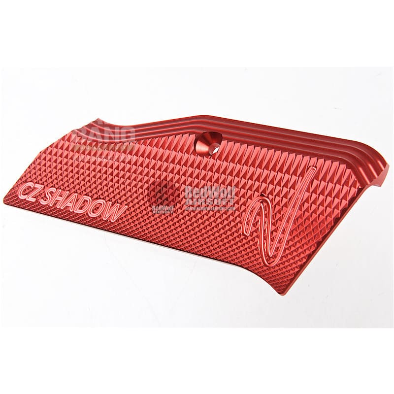 KJ Works Shadow 2 Aluminum Grip Panel - Red - Bang Bang Airsoft