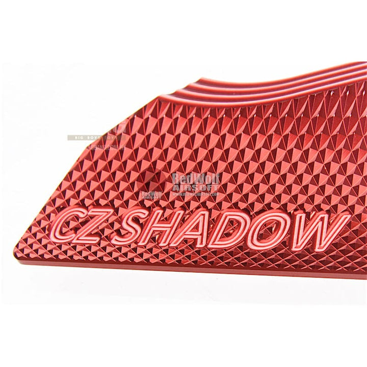 KJ Works Shadow 2 Aluminum Grip Panel - Red - Bang Bang Airsoft