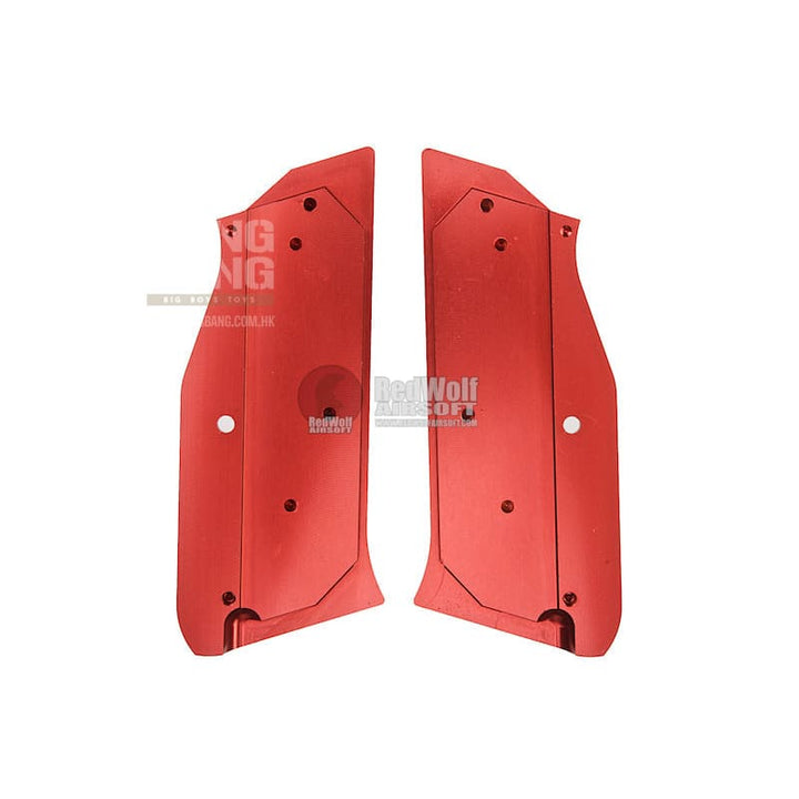 KJ Works Shadow 2 Aluminum Grip Panel - Red - Bang Bang Airsoft