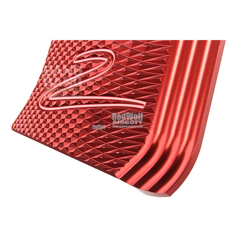 KJ Works Shadow 2 Aluminum Grip Panel - Red - Bang Bang Airsoft