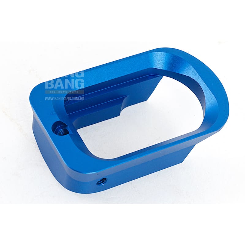 KJ Works Short Aluminium Hand Grip & Magwell Set - Blue - Bang Bang Airsoft