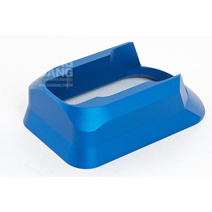 KJ Works Short Aluminium Hand Grip & Magwell Set - Blue - Bang Bang Airsoft