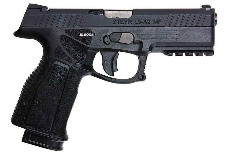 KJ Works STEYR L9A2 GBB Airsoft Pistol - Black (ASG Licensed) - Bang Bang Airsoft