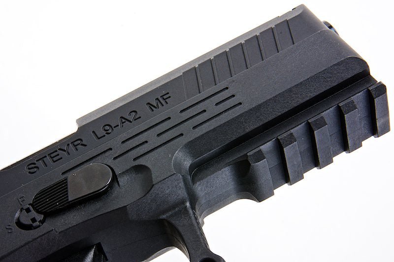 KJ Works STEYR L9A2 GBB Airsoft Pistol - Black (ASG Licensed) - Bang Bang Airsoft