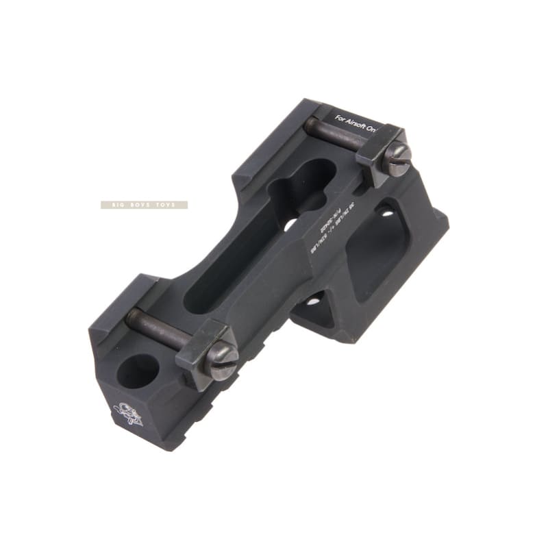 Knight's Armament Airsoft Aluminum High Rise Mount (for T1 / T2 Airsoft Red Dot Sight) - Black (by Dytac) - Bang Bang Airsoft
