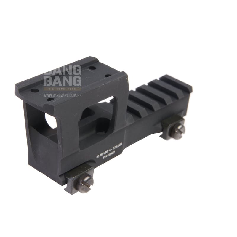 Knight's Armament Airsoft Aluminum High Rise Mount (for T1 / T2 Airsoft Red Dot Sight) - Black (by Dytac) - Bang Bang Airsoft