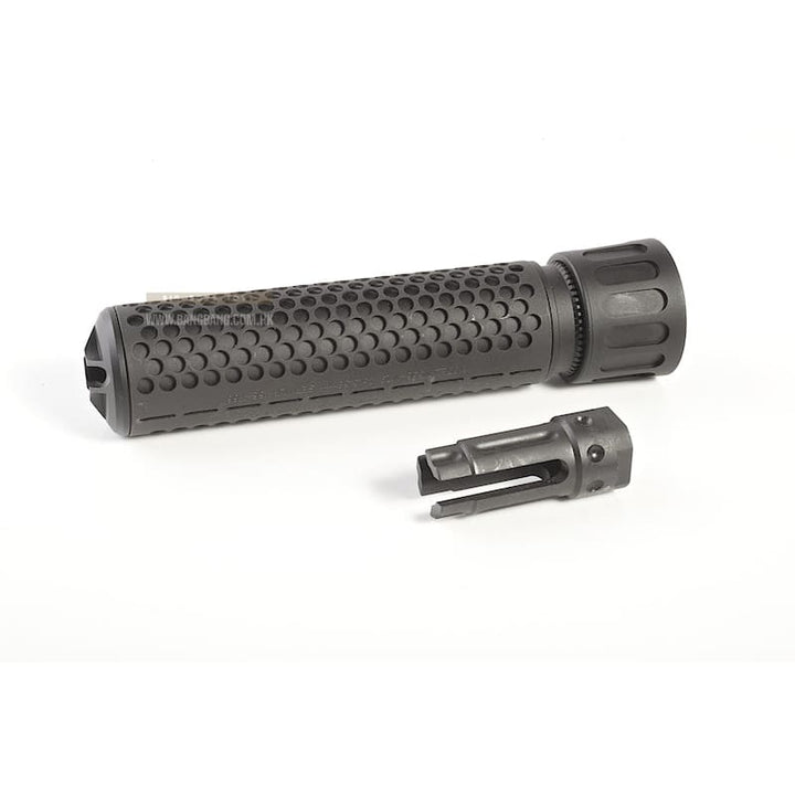 Knight's Armament Airsoft (Madbull) 556 QDC Airsoft Suppressor w/ Quick Detach Function (14mm CW) - BK - Bang Bang Airsoft