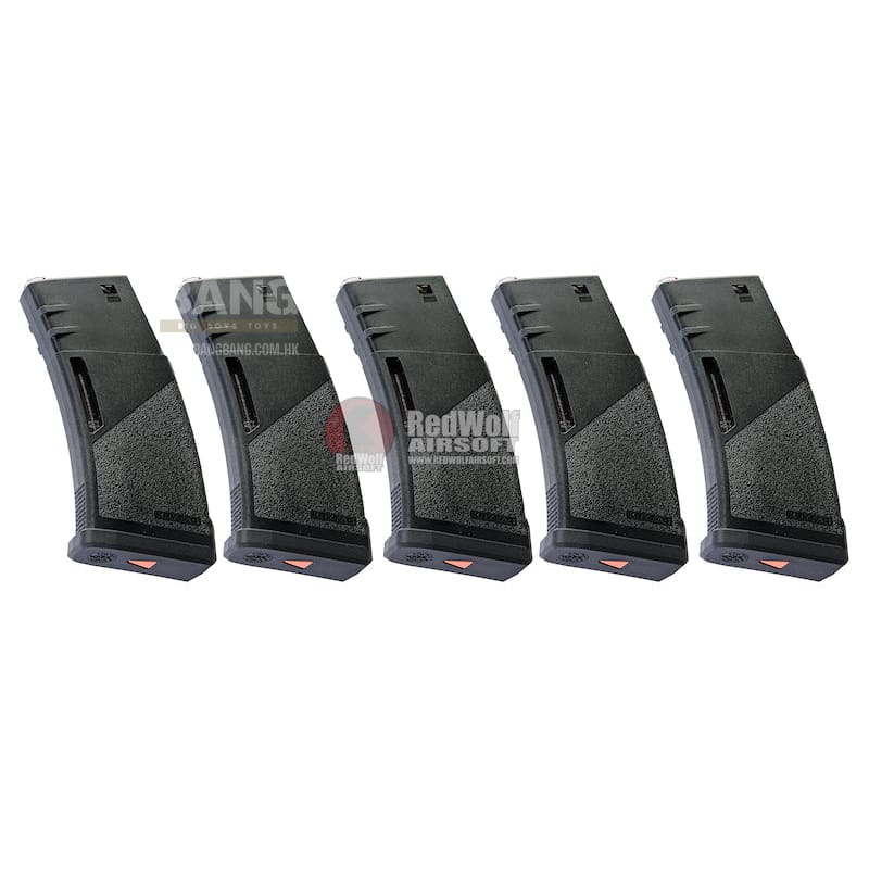 KRYTAC 150rds M4 UHP Magazine (Black / 5 - Pack) - Bang Bang Airsoft