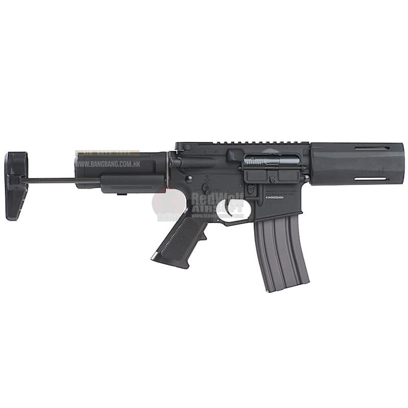 KRYTAC Alpha SDP AEG - Black - Bang Bang Airsoft
