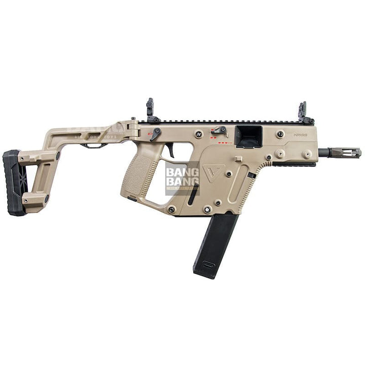 KRYTAC KRISS Vector AEG SMG Rifle - FDE - Bang Bang Airsoft