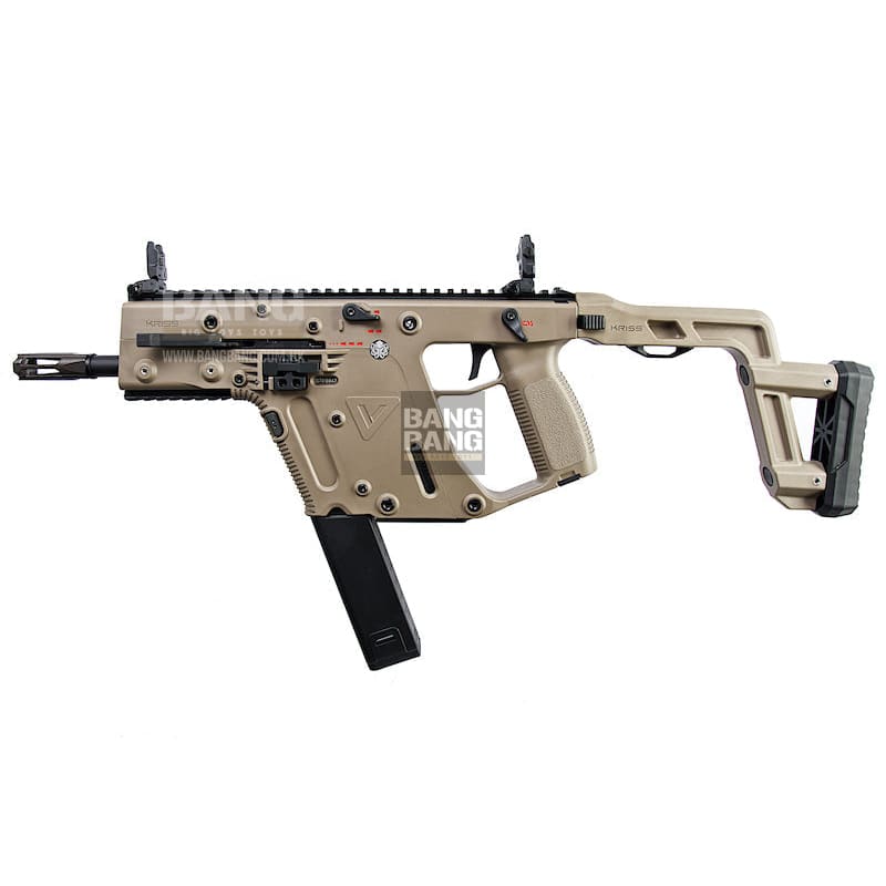 KRYTAC KRISS Vector AEG SMG Rifle - FDE - Bang Bang Airsoft