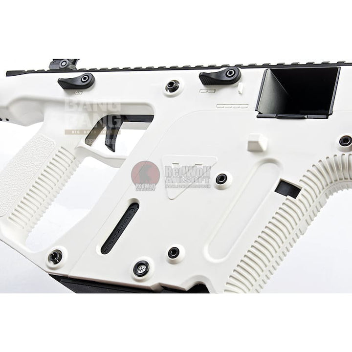 KRYTAC KRISS Vector Limited Edition 'Alpine White' AEG SMG Rifle (with Mock Suppressor) - Bang Bang Airsoft