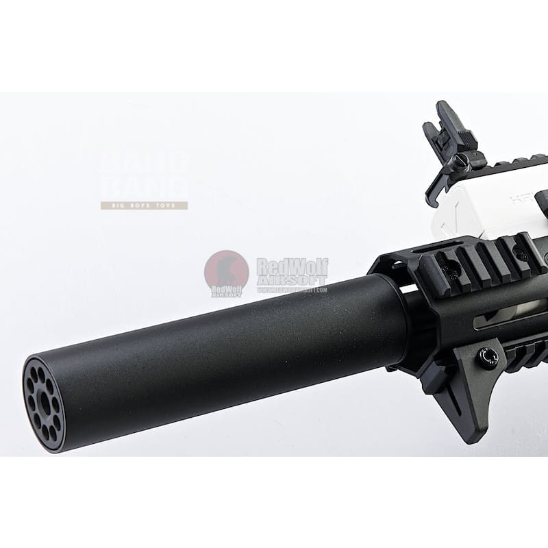 KRYTAC KRISS Vector Limited Edition 'Alpine White' AEG SMG Rifle (with Mock Suppressor) - Bang Bang Airsoft