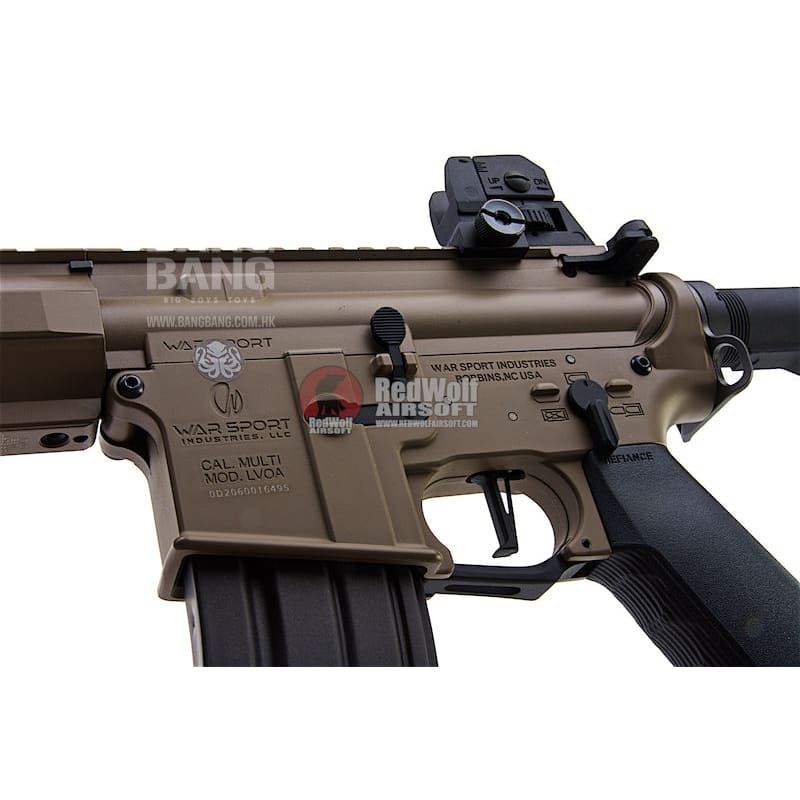 KRYTAC War Sport LVOA - C AEG - FDE - Bang Bang Airsoft