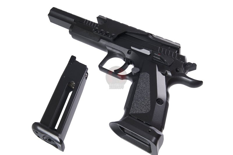 KWC CZ75 Competition CO2 Airsoft Pistol (6mm Blowback Model) - Bang Bang Airsoft