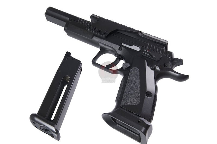 KWC CZ75 Competition CO2 Airsoft Pistol (6mm Blowback Model) - Bang Bang Airsoft