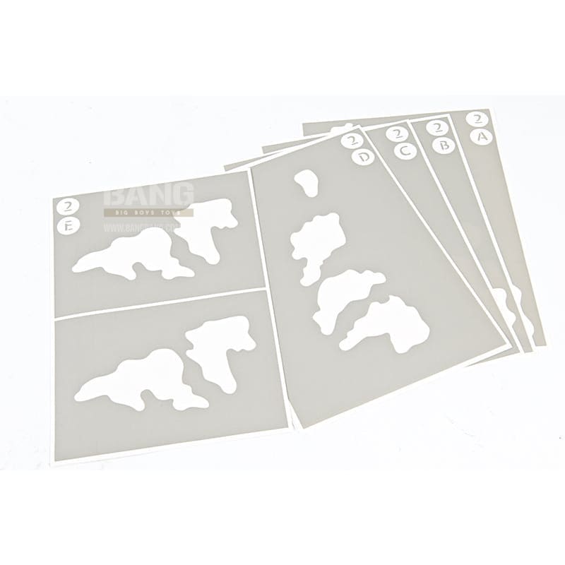 Landscape Stencil Set 'A - Tacs FG' - Bang Bang Airsoft