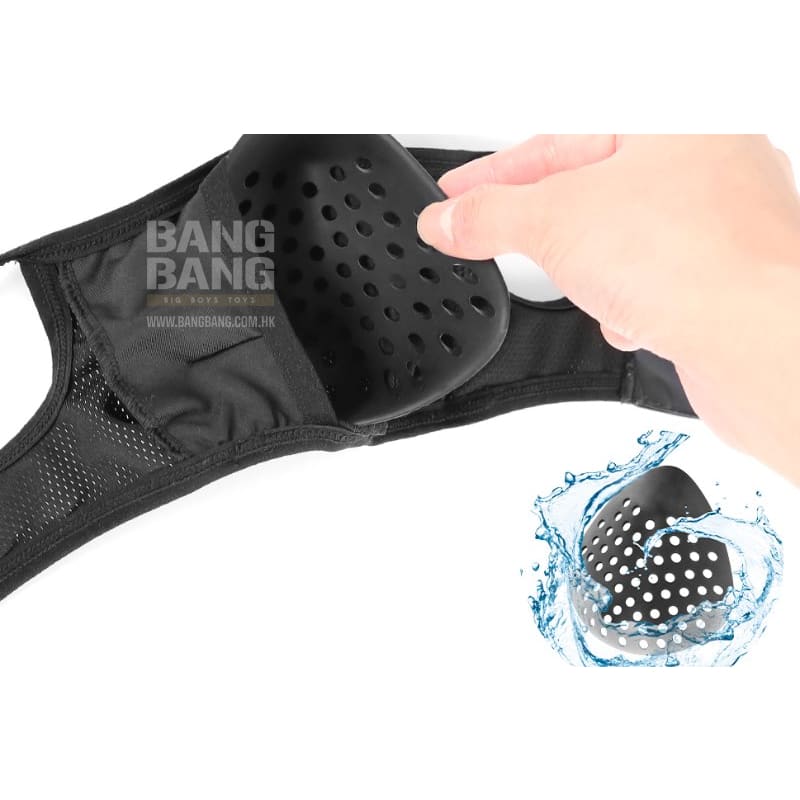 Laylax (Battle Style) AeroFlex Face Guard - MCBK (Size L - XL) - Bang Bang Airsoft