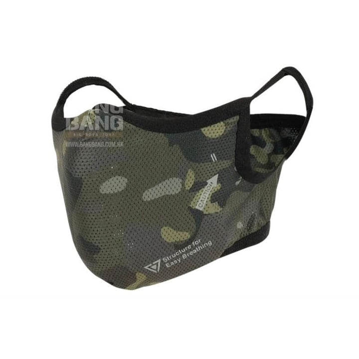 Laylax (Battle Style) AeroFlex Face Guard - MCBK (Size L - XL) - Bang Bang Airsoft