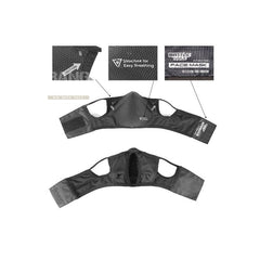 Laylax (battle style) aeroflex face guard - mcbk (size s-m)
