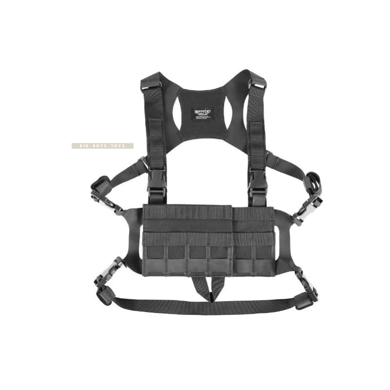 Laylax (Battle Style) Compact Molle Chest Rig - BK - Bang Bang Airsoft
