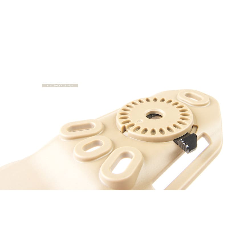 Laylax (Battle Style) CQC Holster Drop Belt Loop - Tan - Bang Bang Airsoft