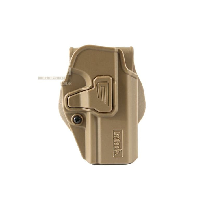 Laylax (Battle Style) CQC Holster for SIG AIR M17 GBB Pistol (Right Hand) - Tan - Bang Bang Airsoft