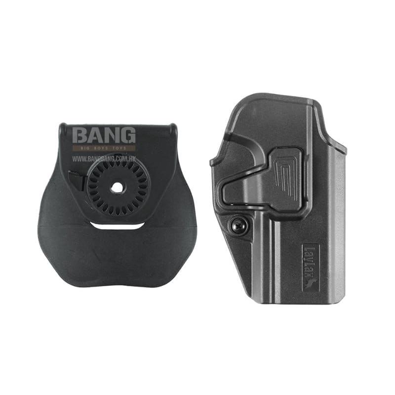 Laylax (Battle Style) CQC Holster for SIG AIR M17 GBB Pistol (Right Hand) - Tan - Bang Bang Airsoft