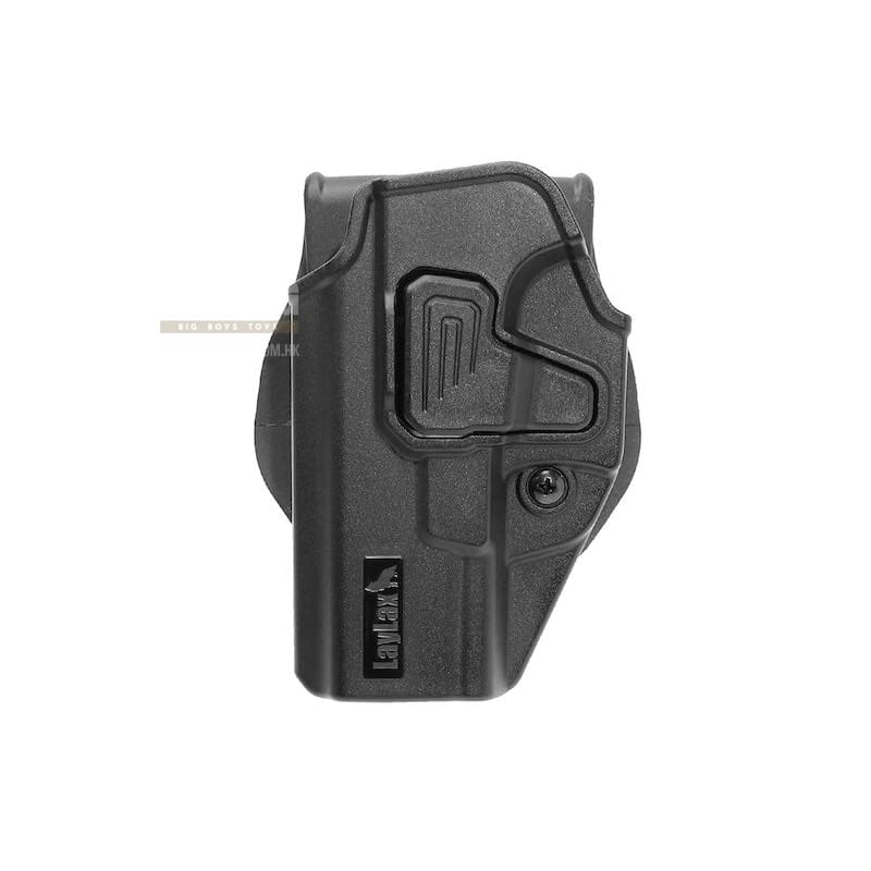 Laylax (Battle Style) CQC Holster Left Handed for Tokyo Marui G17/18c/19/22/26, Umarex G17/19/19x GBB - BK - Bang Bang Airsoft