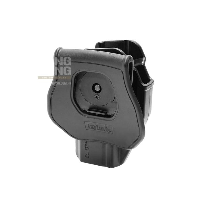 Laylax (Battle Style) CQC Holster Left Handed for Tokyo Marui G17/18c/19/22/26, Umarex G17/19/19x GBB - BK - Bang Bang Airsoft