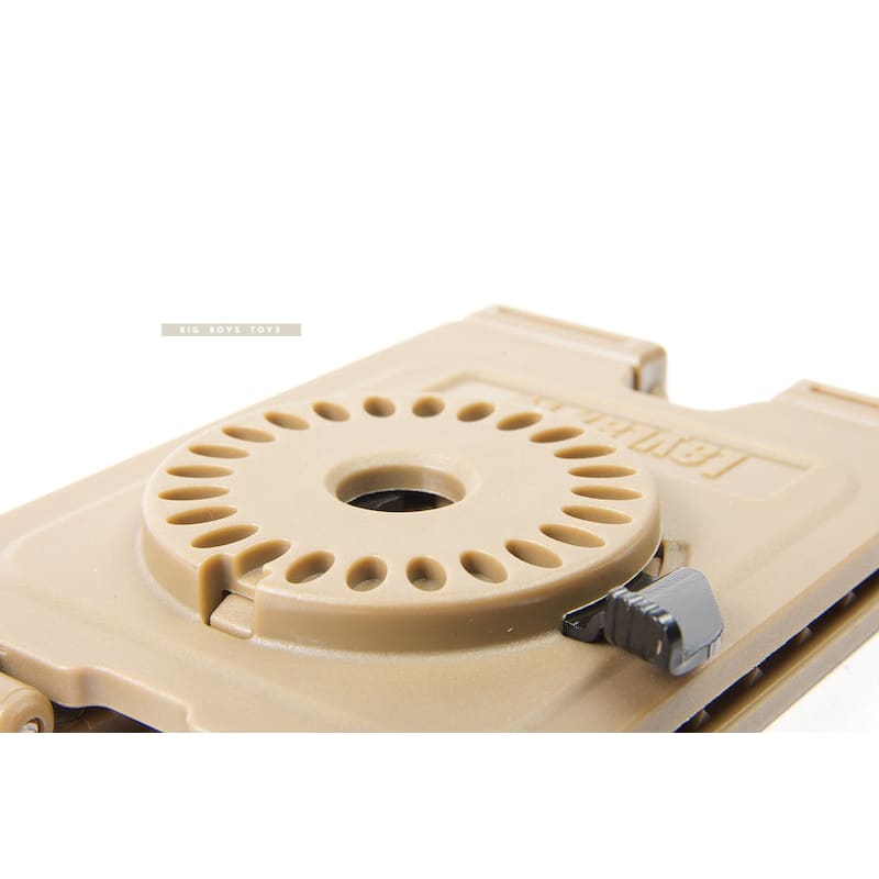 Laylax (Battle Style) CQC Holster MOLLE Platform - Tan - Bang Bang Airsoft