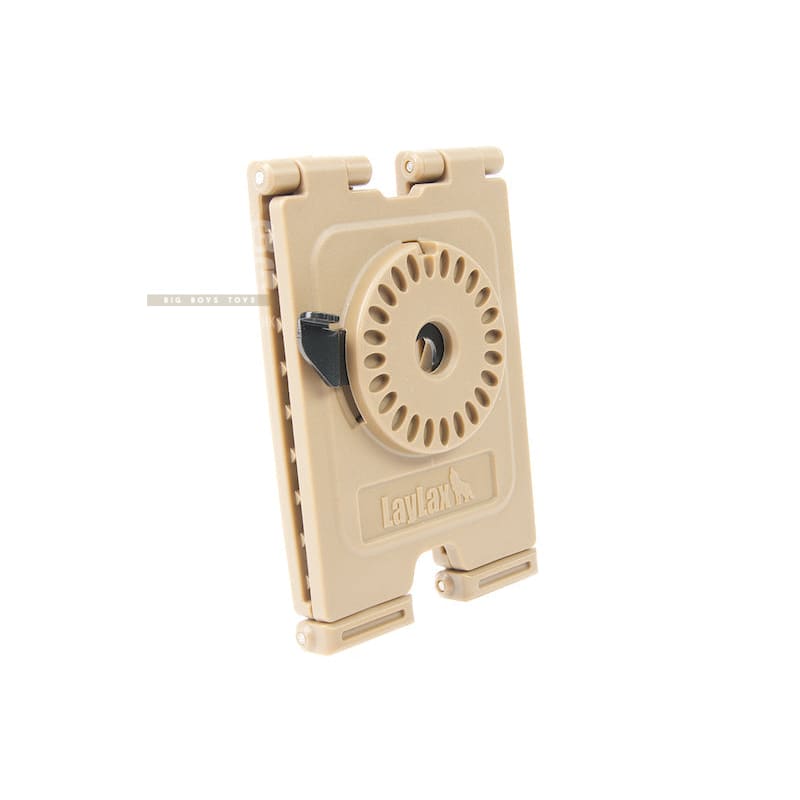 Laylax (Battle Style) CQC Holster MOLLE Platform - Tan - Bang Bang Airsoft