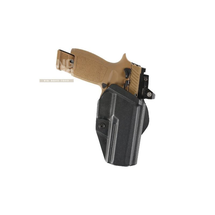 Laylax (Battle Style) Kydex Holster for SIG AIR M17 GBB Pistol (Right Hand) - Black - Bang Bang Airsoft