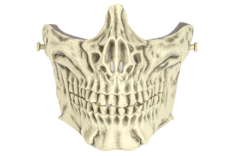 Laylax (Battle Style) Skull Face Guard (Bone White) - Bang Bang Airsoft