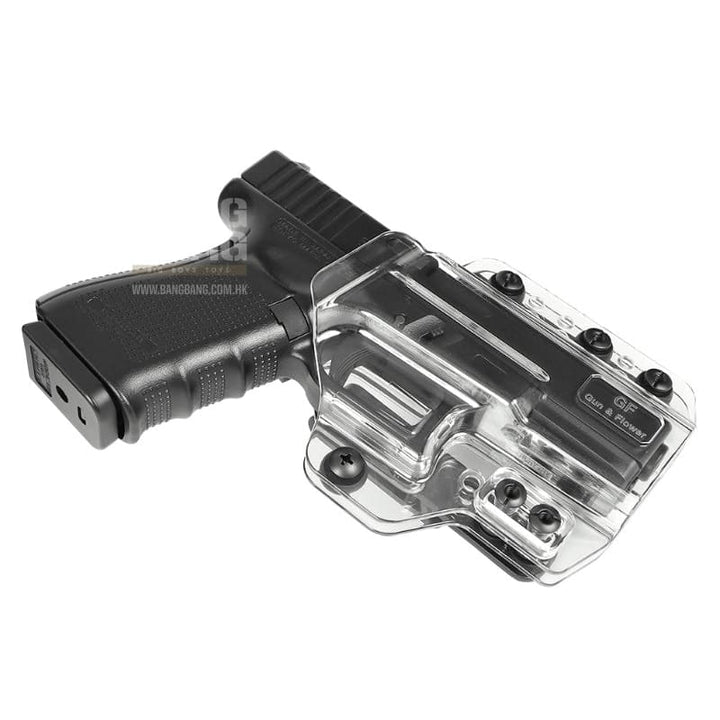 Laylax Garuda Tokyo Marui Glock Series 2 Way Holster (Right Hand - Clear) - Bang Bang Airsoft