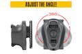 Laylax Krytac P90 Battle Style Quick Holster - Black (Compatible with Tokyo Marui P90) - Bang Bang Airsoft